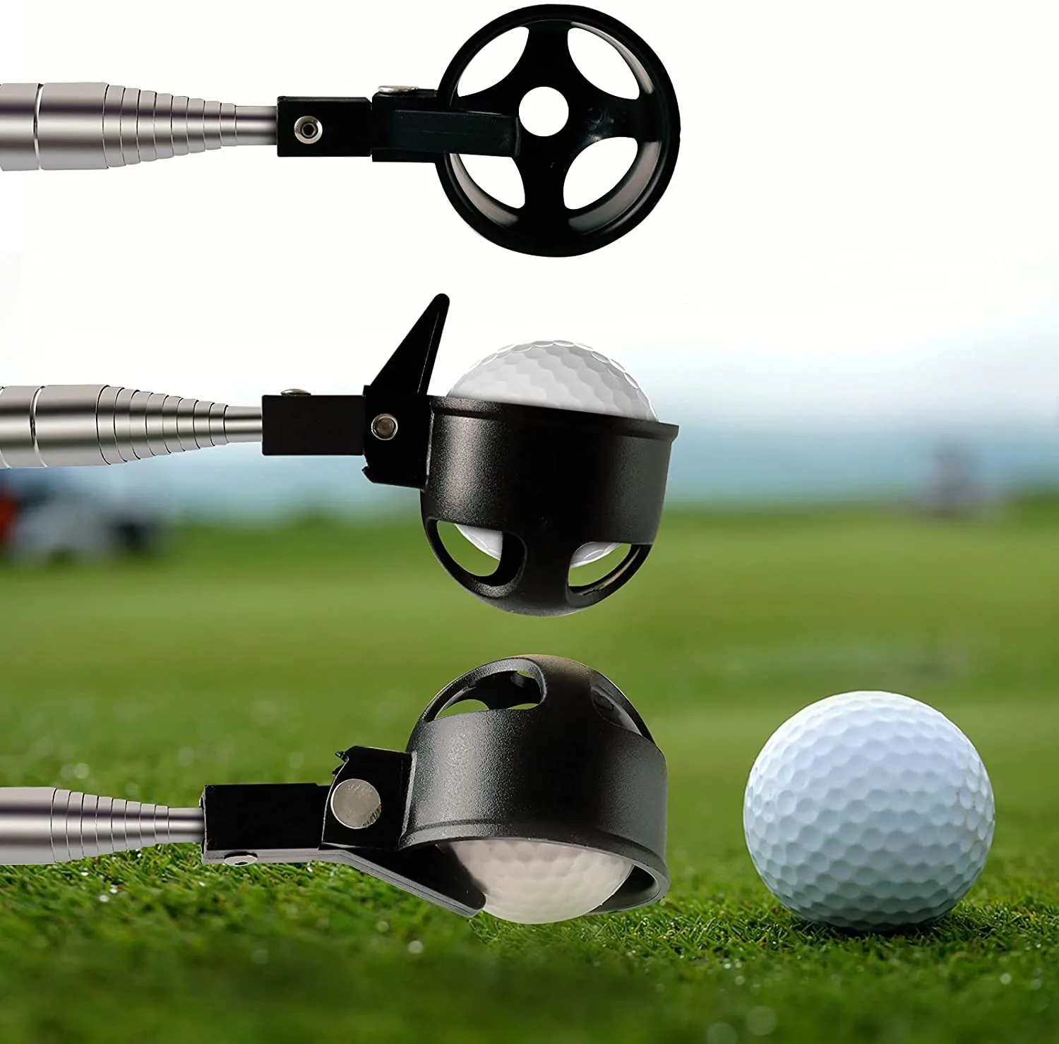 Scoop-style Golf Ball Retrievers
