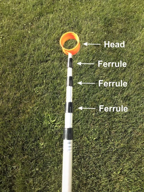 Orlimar 15-Foot Fluorescent Head Golf Ball Retriever